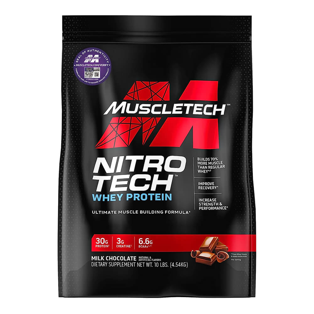 Muscletech Nitro Tech Whey Proteina 10 Lb Proteínas onelastrep.cl