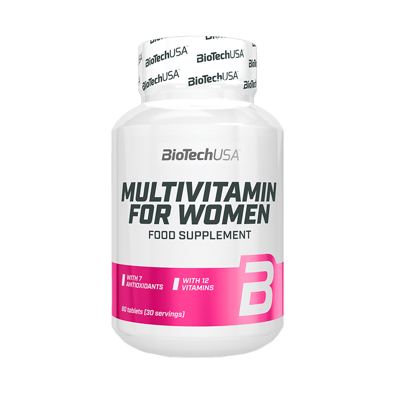 BiotechUSA Multivitamin For Women Multivitamínico Mujer 60 Tabletas Multivitamínicos onelastrep.cl