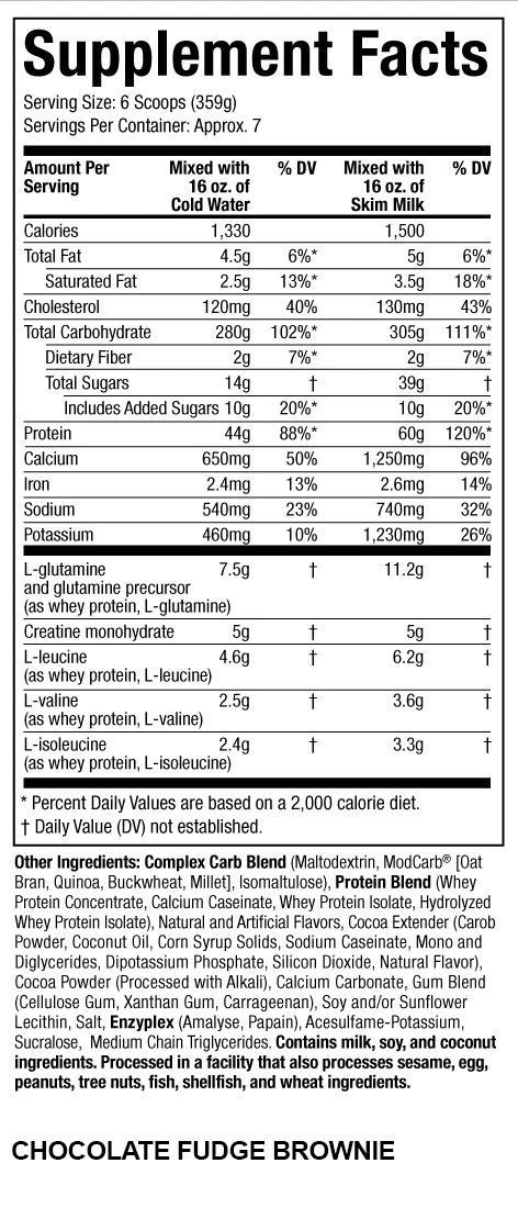 Muscletech 100% Mass Gainer Ganador de Masa 5.15 Lb Ganador de Masa onelastrep.cl