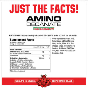MuscleMeds Amino Decanate Post-Workout 30 Servicios Aminoácidos onelastrep.cl
