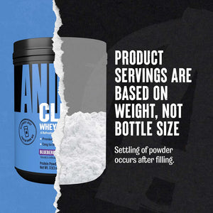 Animal Clear Whey Isolate – Proteína de Suero Transparente 500 Gr