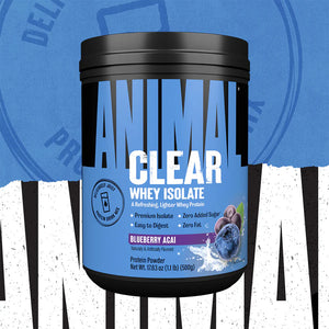 Animal Clear Whey Isolate – Proteína de Suero Transparente 500 Gr