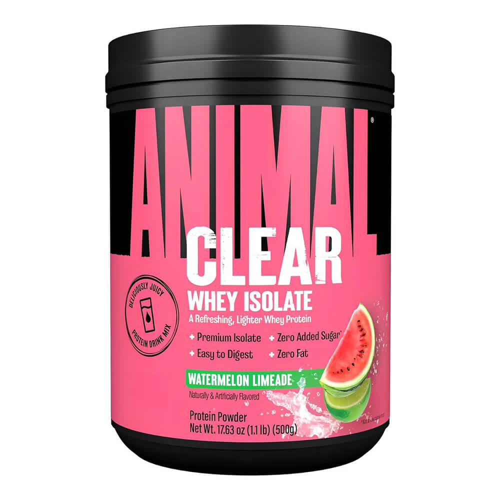 Animal Clear Whey Isolate – Proteína de Suero Transparente 500 Gr