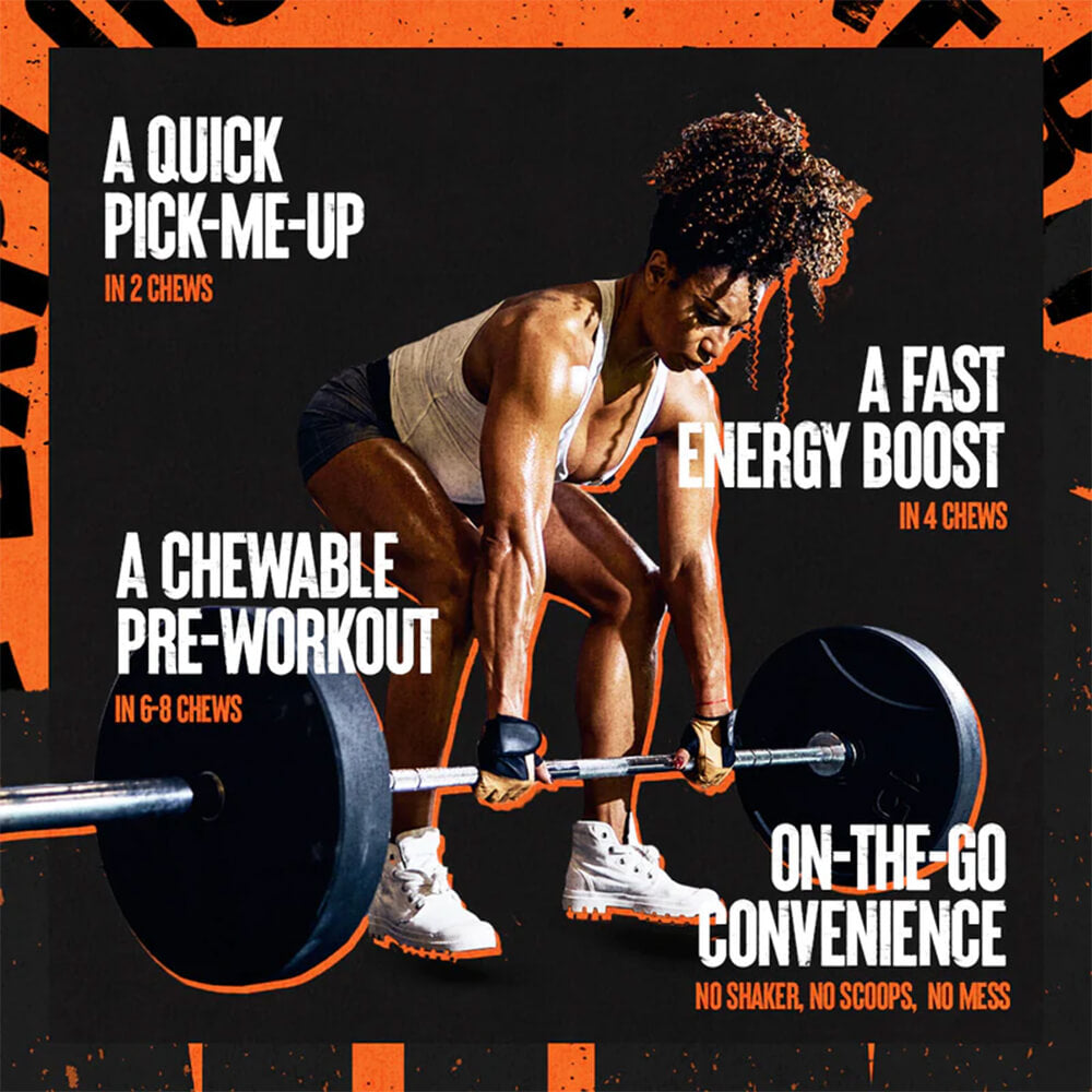 Animal Energy Chews Pre-Entreno 120 Tabletas Masticables