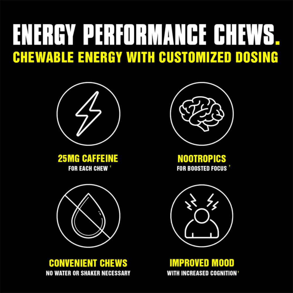 Animal Energy Chews Pre-Entreno 120 Tabletas Masticables