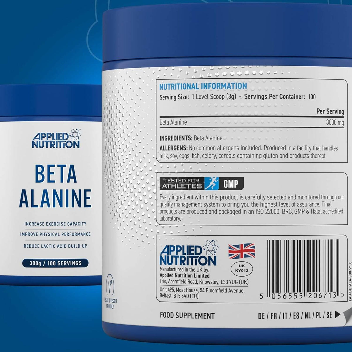 Applied Nutrition Beta-Alanine - 300 g