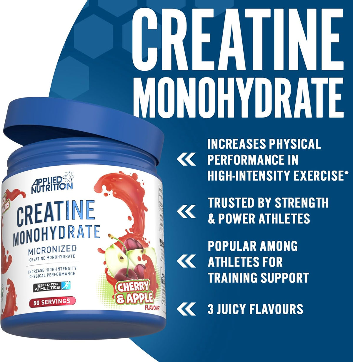 Applied Nutrition Creatine Monohydrate - Sabores [250 g]