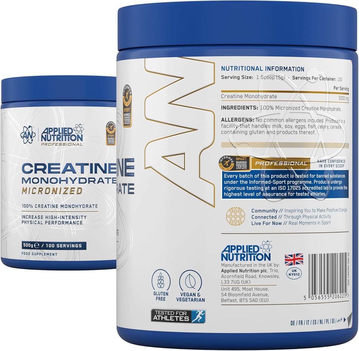 Applied Nutrition Creatine Monohydrate - 500 g