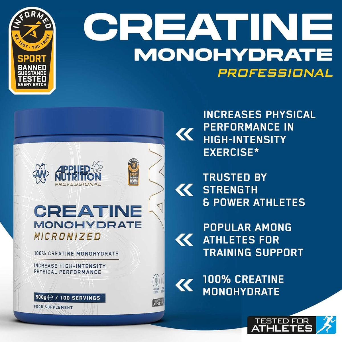 Applied Nutrition Creatine Monohydrate - 500 g