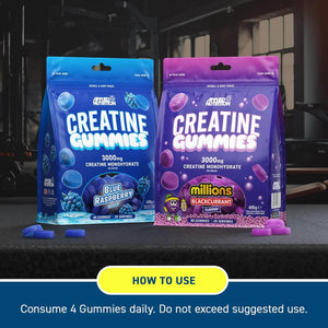 Applied Nutrition Creatine Gummies - 3000 mg Creatina Monohidratada (80 Gummies)