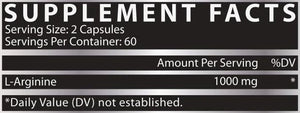 Nutrex L-Arginine 1000 120 Capsulas
