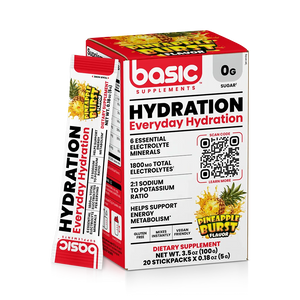 Basic Hydration - Electrolitos Sin Azúcar [20 Sobres]