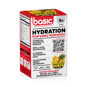 Basic Hydration - Electrolitos Sin Azúcar [20 Sobres]