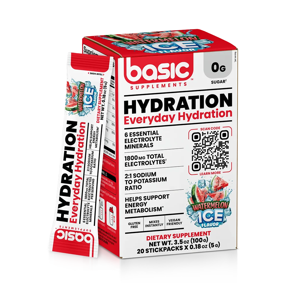 Basic Hydration - Electrolitos Sin Azúcar [20 Sobres]