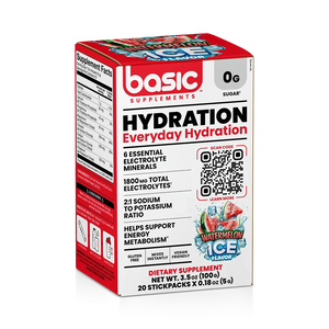 Basic Hydration - Electrolitos Sin Azúcar [20 Sobres]