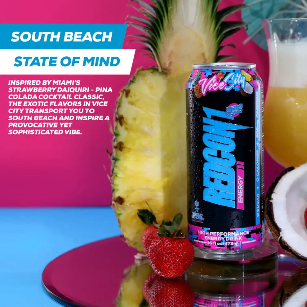 REDCON1 Energy Drink RTD Bebida Energetica 473 mL