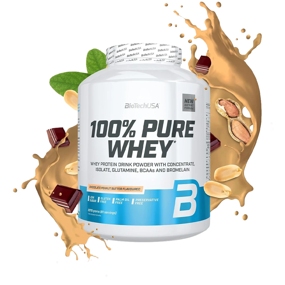 BioTechUSA 100% Pure Whey Proteina 5 Lb
