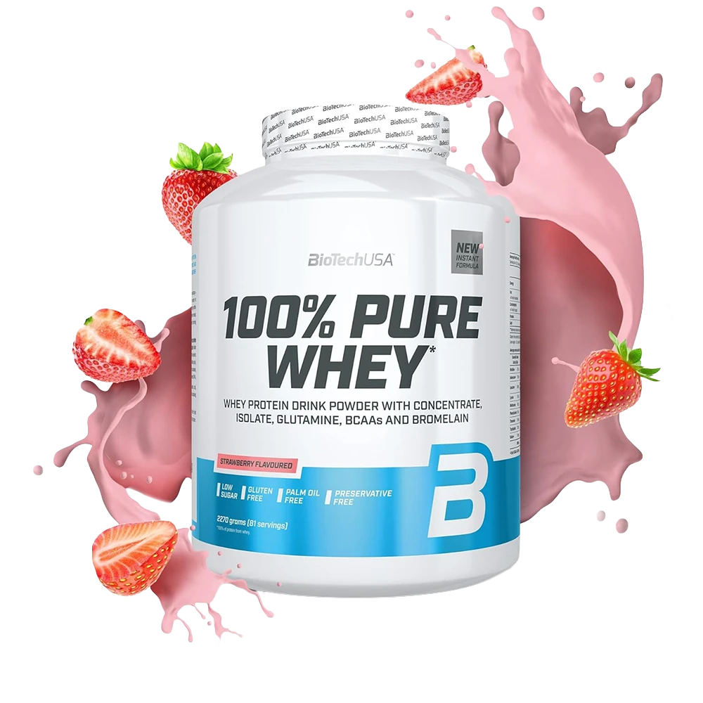 BioTechUSA 100% Pure Whey Proteina 5 Lb