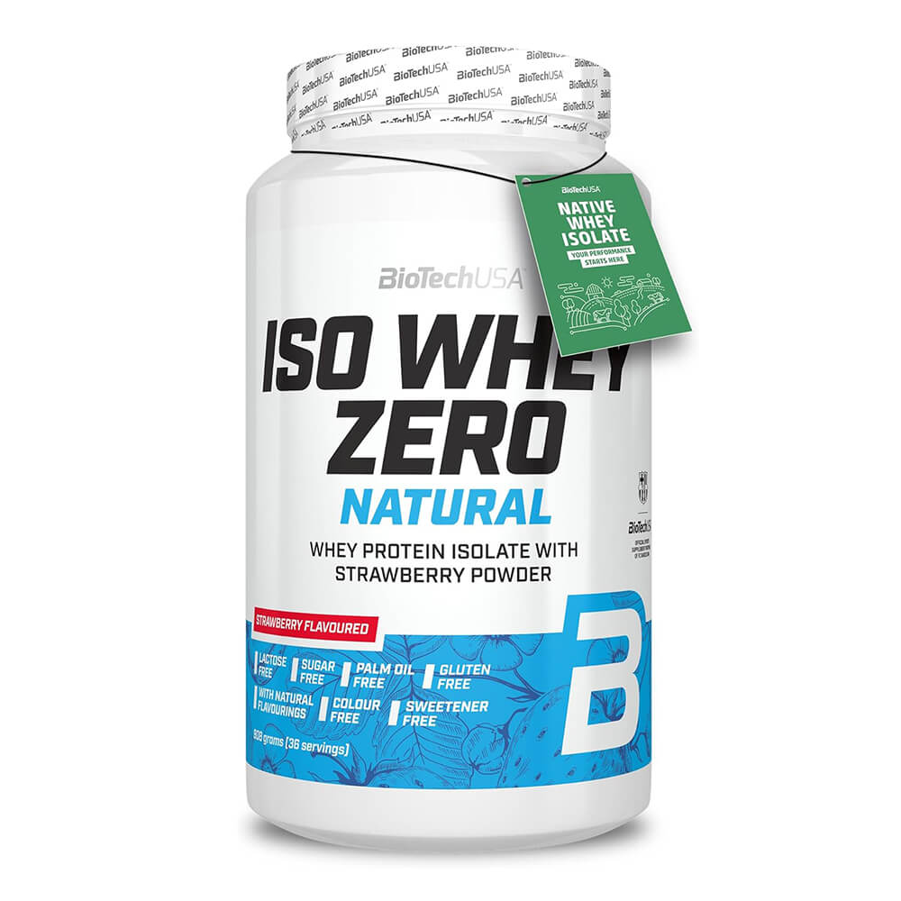 BioTechUSA Iso Whey Zero Natural Proteina Aislada - 908 g