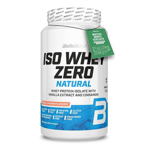 BioTechUSA Iso Whey Zero Natural Proteina Aislada - 908 g