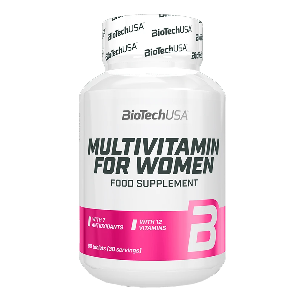BiotechUSA Multivitamin For Women Multivitamínico Mujer 60 Tabletas
