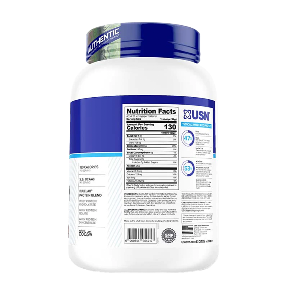 USN Bluelab 100% Whey Proteína 2 Lb Proteínas onelastrep.cl