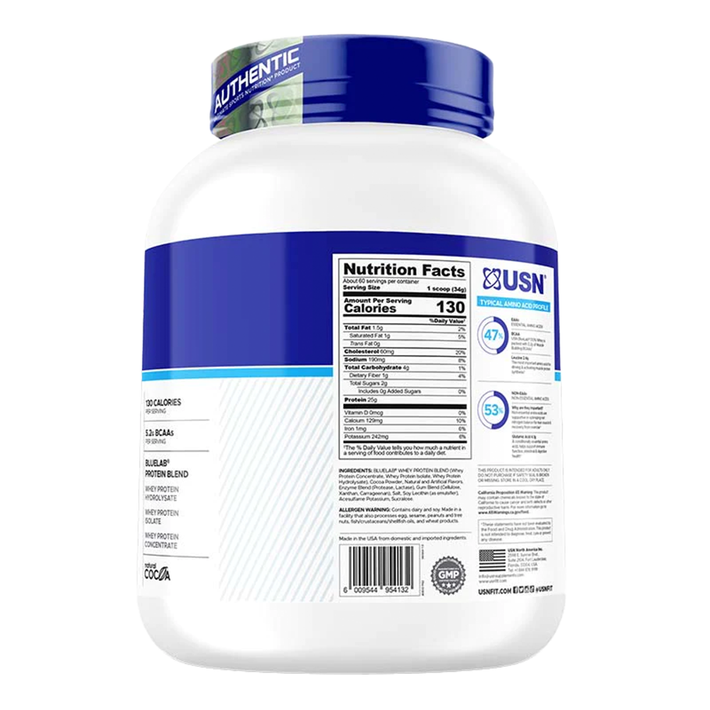 USN Bluelab 100% Whey Proteína 4.5 Lb Proteínas onelastrep.cl