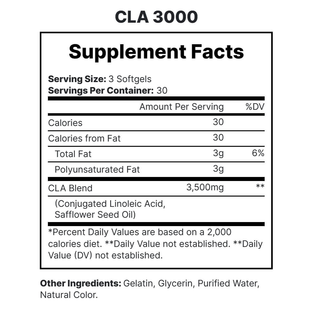 Prosupps CLA 3000 Lean Quemador de Grasa 90 Softgels