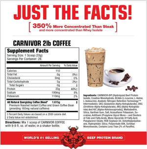 MuscleMeds Carnivor Coffee Proteina Cafeina Energizante 2 Lb Proteínas onelastrep.cl