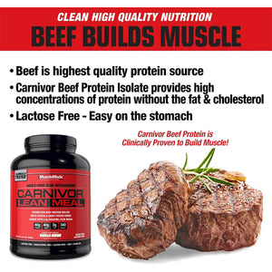 MuscleMeds Carnivor Lean Meal Proteina Reemplazo Comida Integral 4.2 Lb Proteínas onelastrep.cl