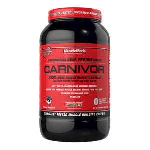 Proteína Carne Carnivor MuscleMeds 28 Porciones Chocolate onelastrep.cl