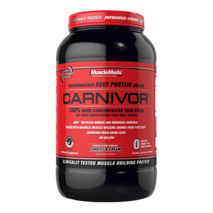 Proteína Carne Carnivor MuscleMeds 28 Porciones Cookies & Cream onelastrep.cl