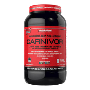 Proteína Carne Carnivor MuscleMeds 28 Porciones Fruity Cereal onelastrep.cl