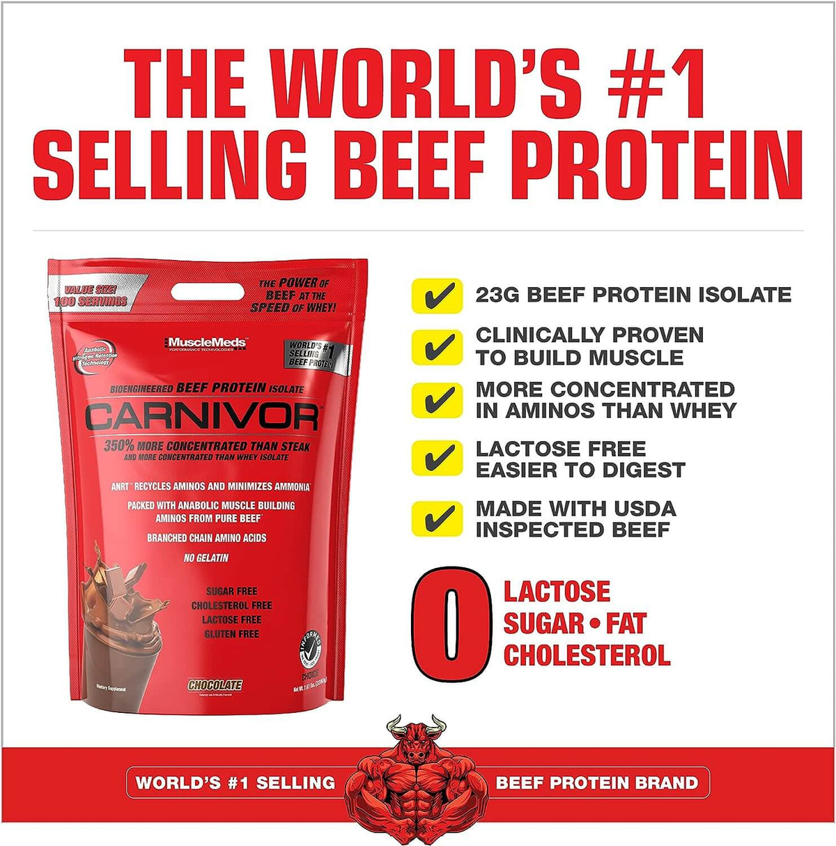 MuscleMeds Carnivor Proteina Carne 8 Lb Proteínas onelastrep.cl