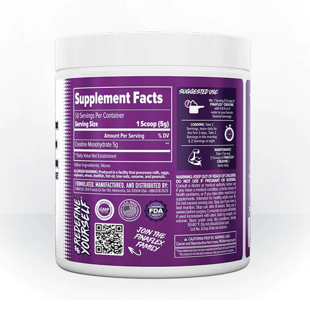 Creatina Micronizada Finaflex Creatine 50 Servicios