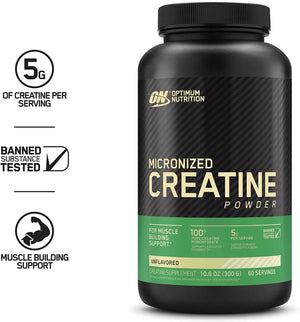 Optimum Nutrition Micronized Creatine Powder 300 Gr Creatinas onelastrep.cl