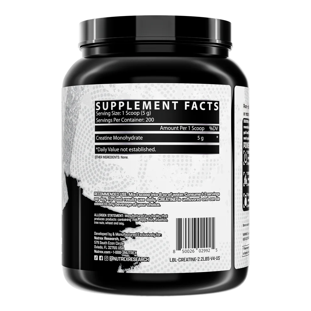 Creatina Nutrex Creatine Monohydrate 1000 Gr