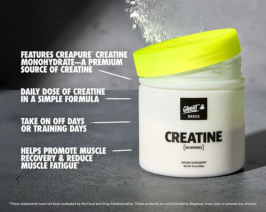 GHOST® Basics Creatine – Creatina Monohidratada Creapure® 258 G