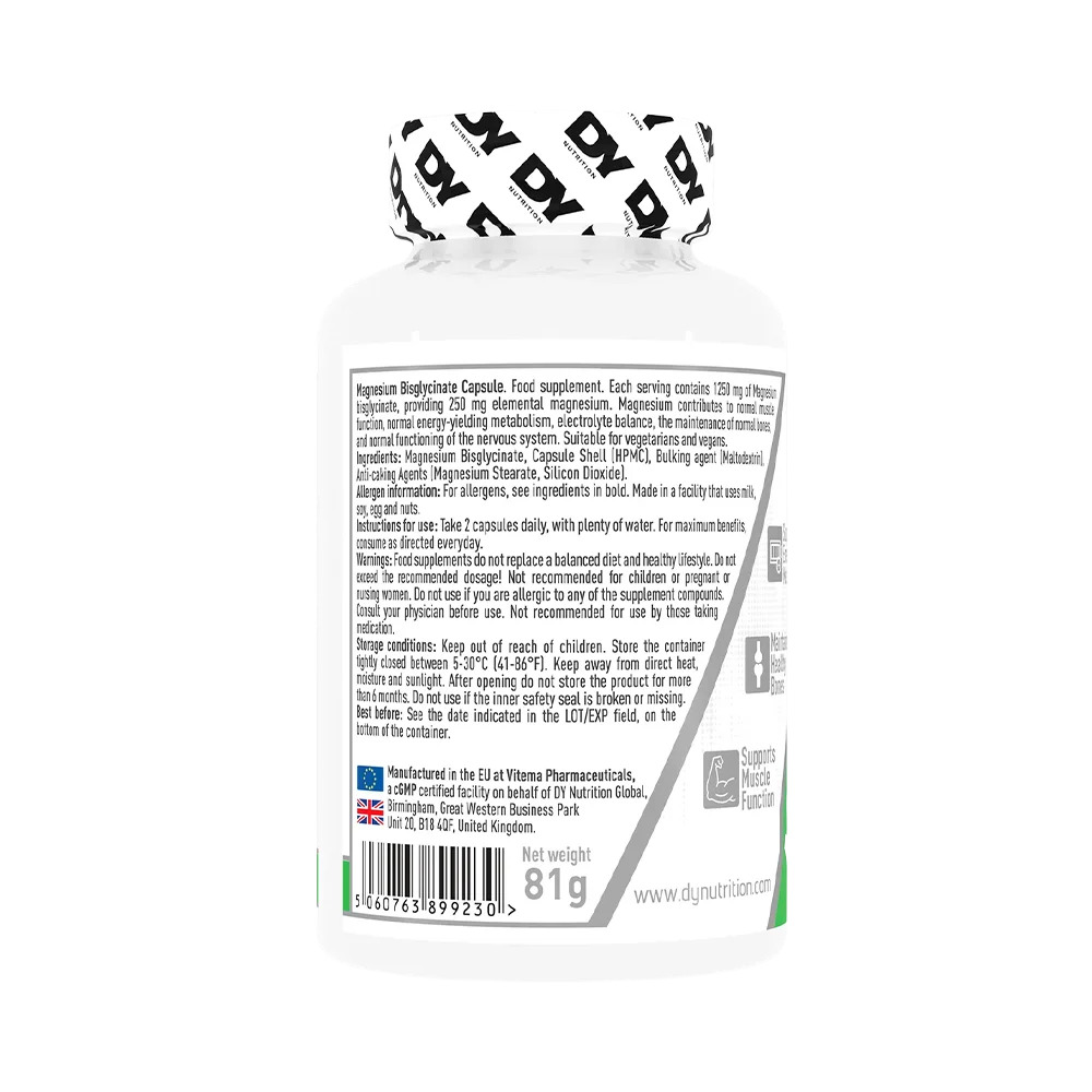 DY Nutrition - Magnesium Bisglycinate [90 Capsulas]