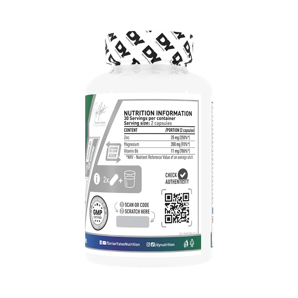 DY Nutrition - ZN MG B6 Complex [60 Capsulas]