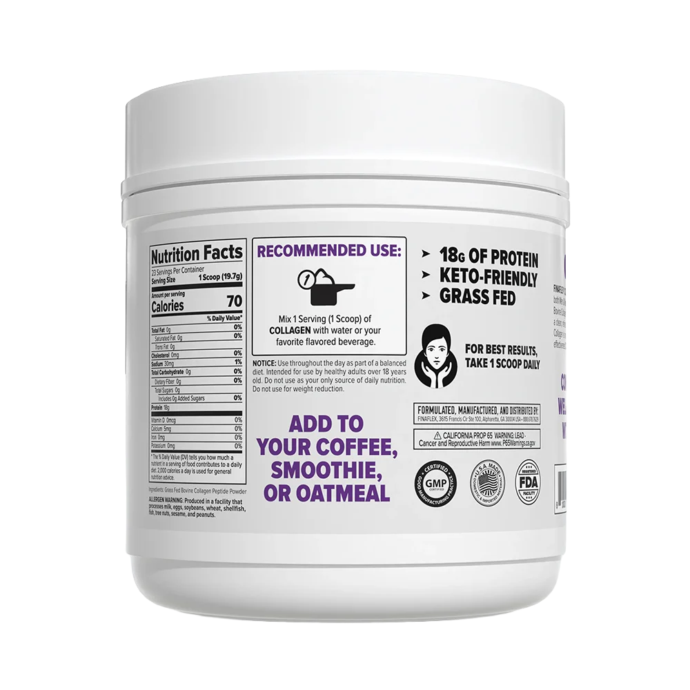 Finaflex Pure Collagen Colageno 1 Lb