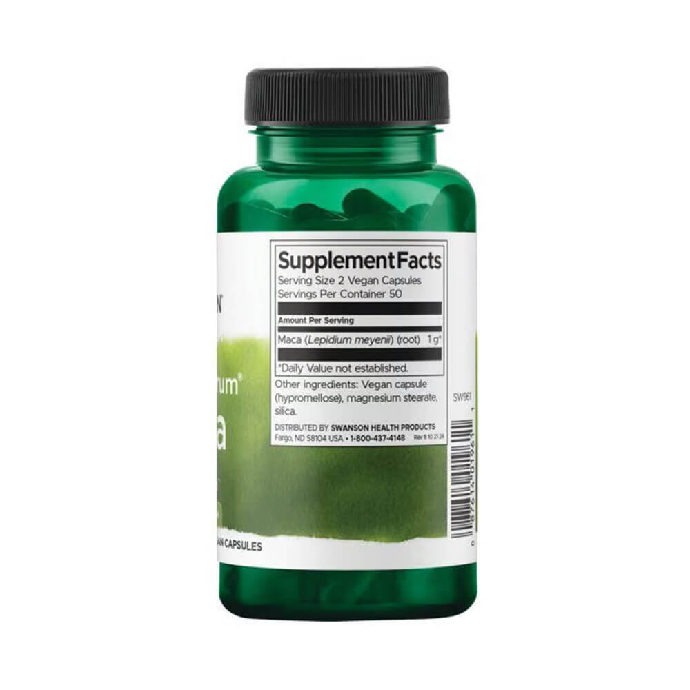 Swanson Full Spectrum Maca - 500 mg [100 Capsulas]