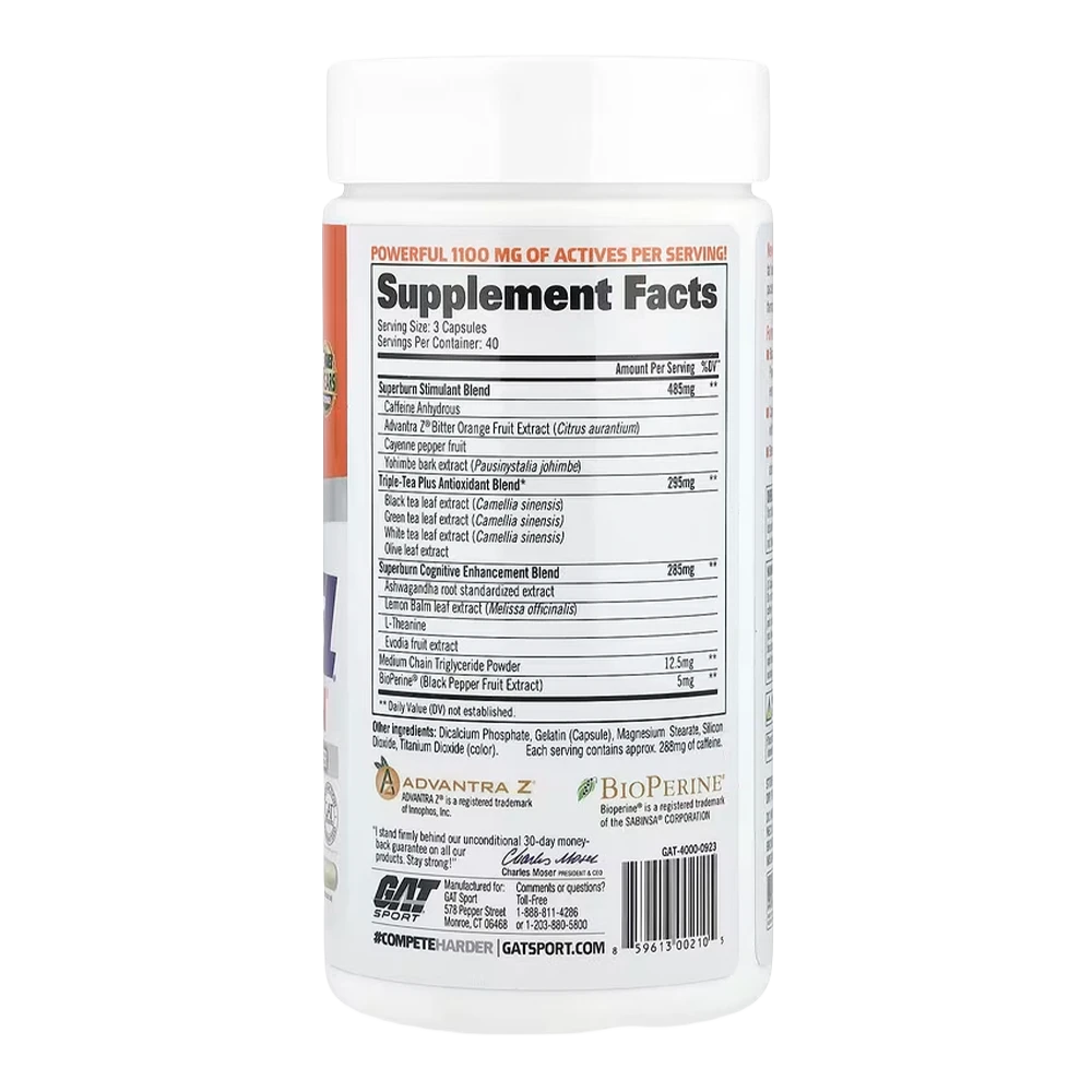 GAT Sport Jetfuel Superburn [120 Capsulas]
