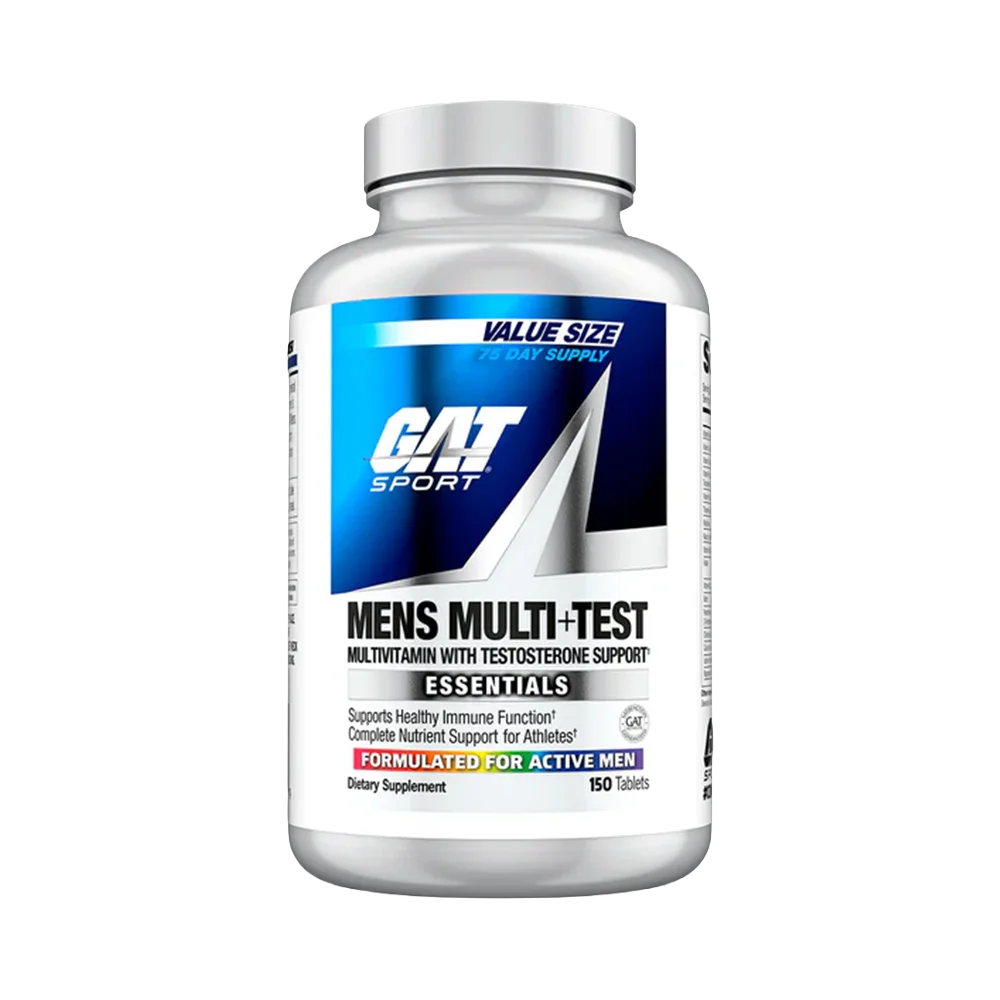 GAT Sport Men’s Multi+Test – Multivitamínico + Potenciador Testosterona [150 Tabletas]