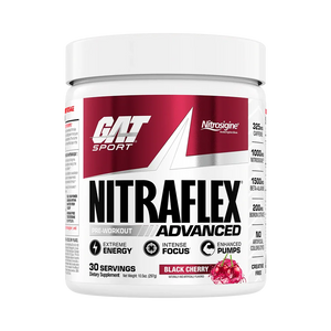 GAT Sport Nitraflex ADVANCED - Pre-Entreno de Alta Intensidad [30 Servicios]