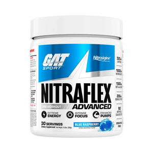 GAT Sport Nitraflex ADVANCED - Pre-Entreno de Alta Intensidad [30 Servicios]