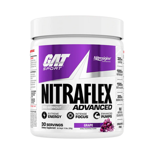 GAT Sport Nitraflex ADVANCED - Pre-Entreno de Alta Intensidad [30 Servicios]