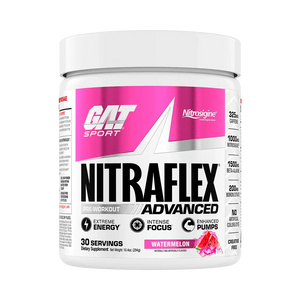 GAT Sport Nitraflex ADVANCED - Pre-Entreno de Alta Intensidad [30 Servicios]