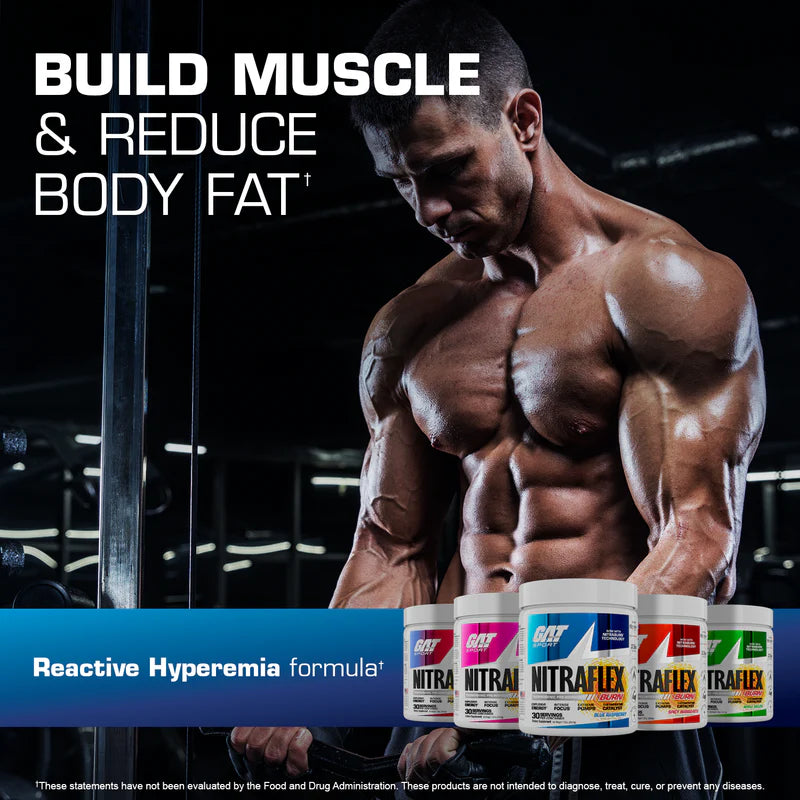 GAT Sport Nitraflex BURN - Pre-Entreno Termogénico [30 Servicios]