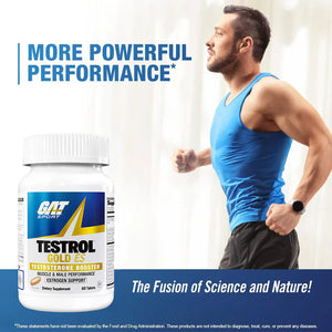 GAT Sport Testrol Gold ES - Potenciador de Testosterona y Rendimiento Masculino